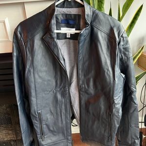 Calvin Klein men’s faux leather jacket